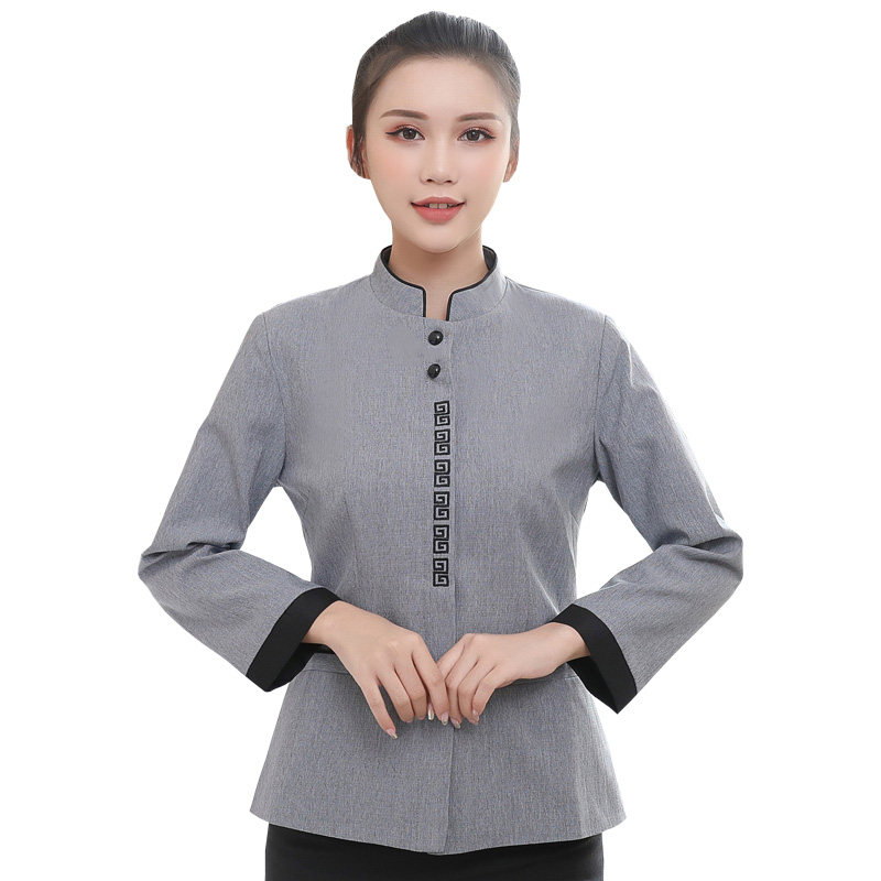 客房清洁保洁服物业写字楼保洁阿姨工作服女长袖秋冬酒店KTV套装