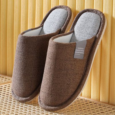 秋冬季棉拖鞋居家情侣拖鞋底防滑