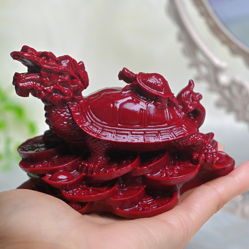 朱砂紫金砂龙龟摆件富贵龟摆设家居办公桌面装饰品母子龟保平安,家居饰品,装饰摆件,淘宝优惠券,粉丝福利购,淘宝优惠卷