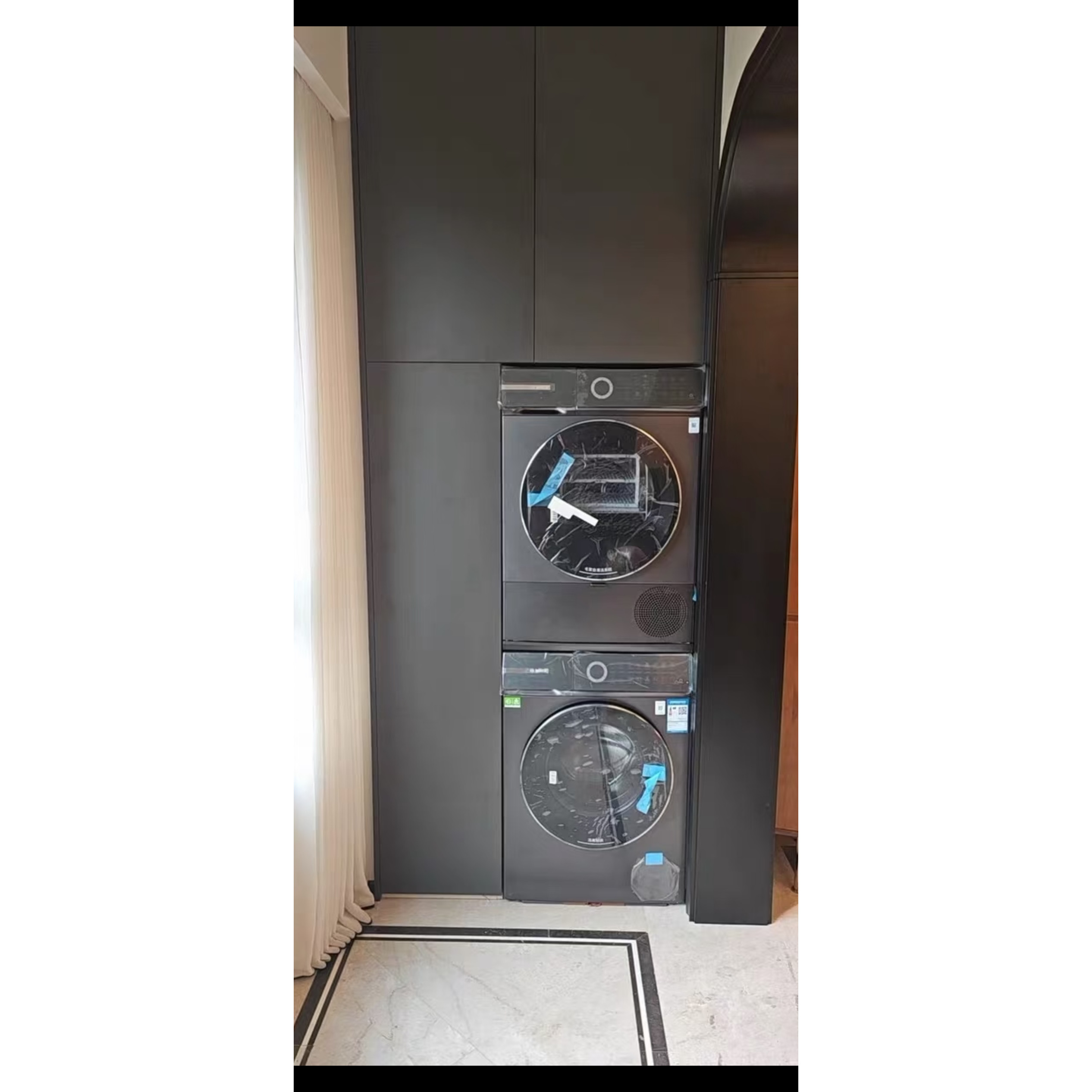 Bosch/博世 WGK754D10W+WQK755U10W摩德纳洗衣机 干衣机 洗烘套装