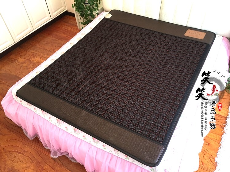 玉石床垫双温双控锗石托玛琳电热加热保健远红外理疗砭石床垫