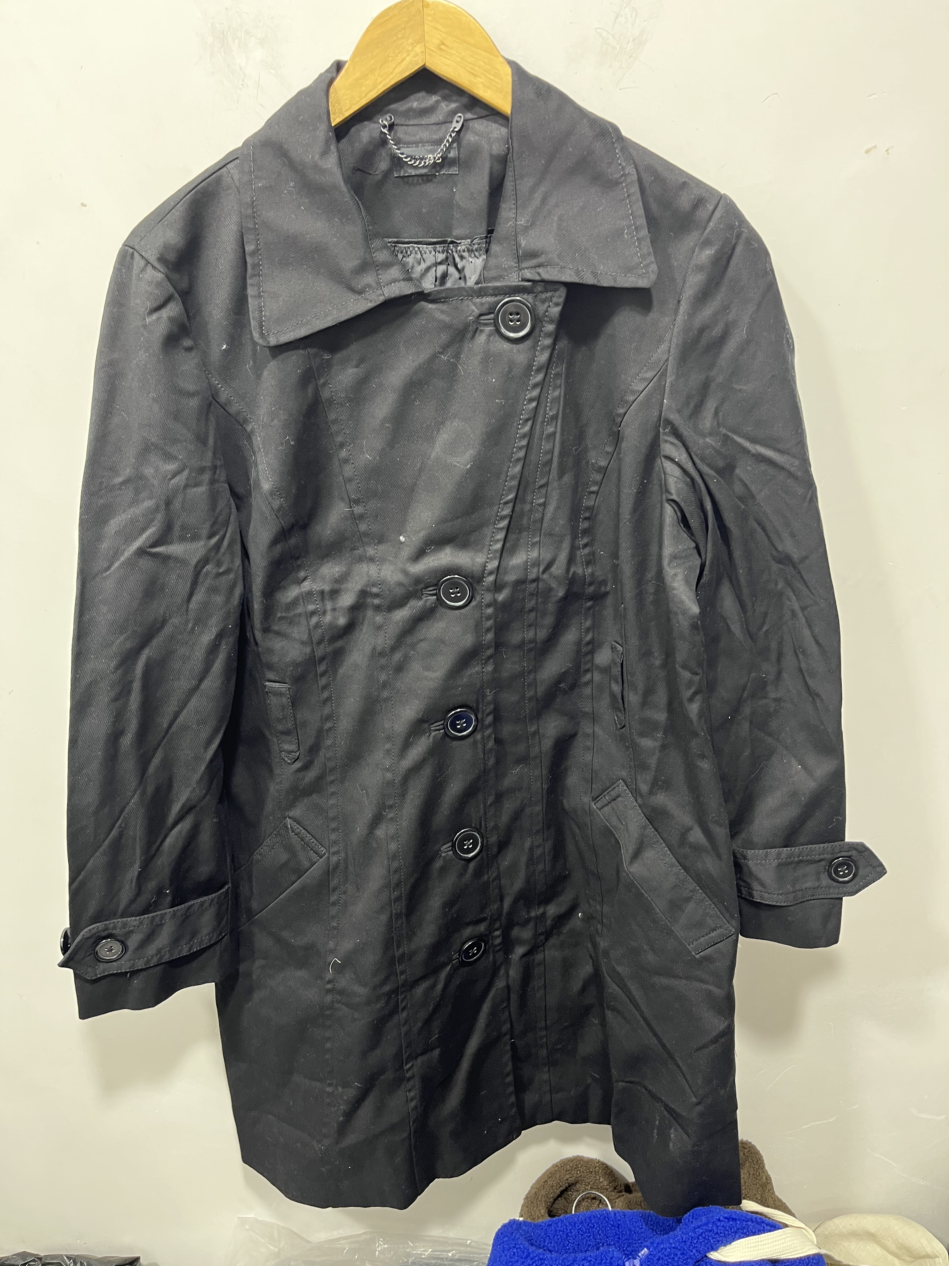 微瑕亏本清货冬季加肥加大码男装中长款宽松休闲风衣外套