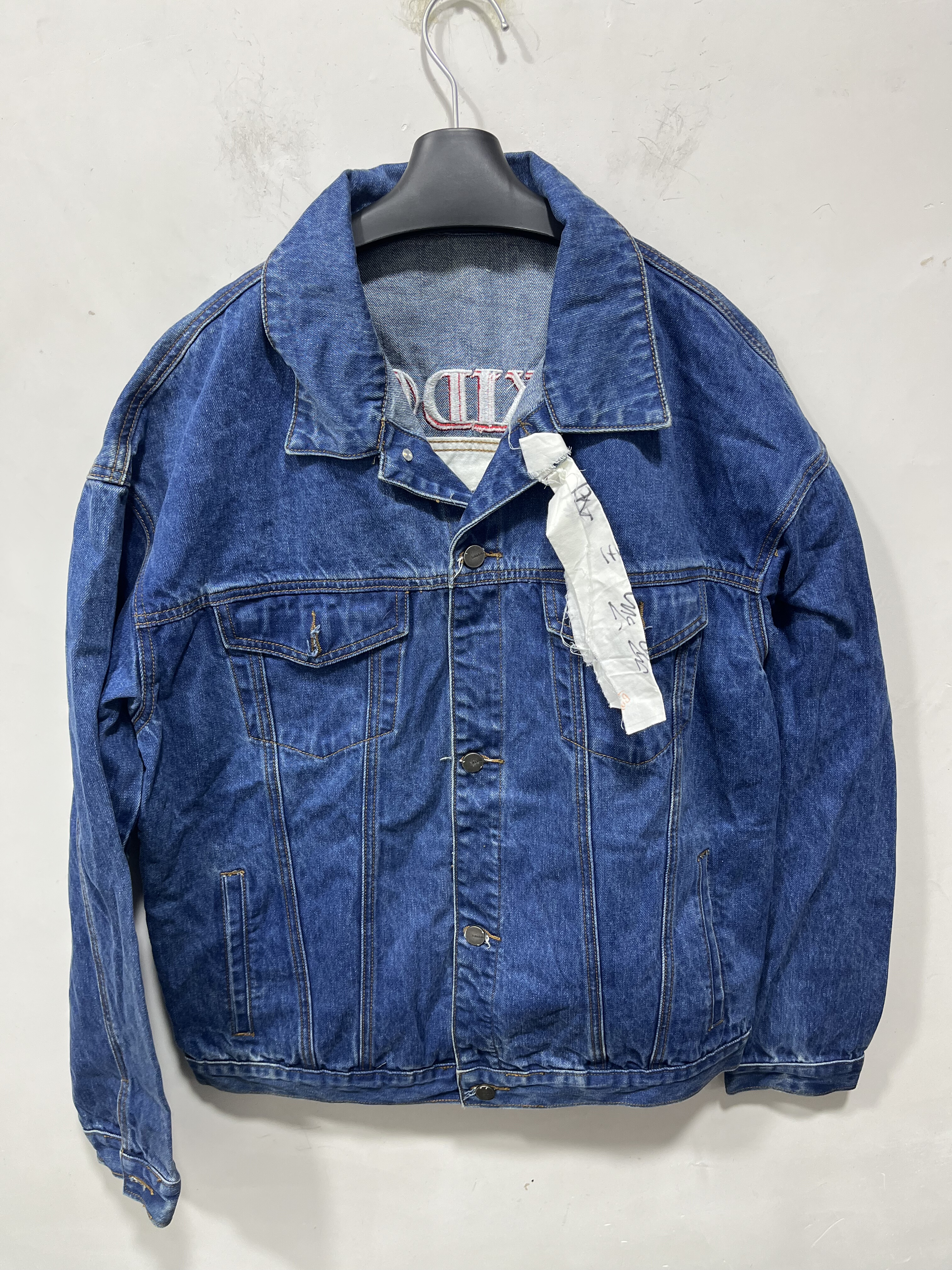 亏本清货春秋款加肥加大码男装休闲宽松牛仔外套潮流时尚百搭上衣