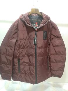 冬装新加肥加大码男装时尚休闲羽绒服连帽大号外套潮流肥佬装胖哥