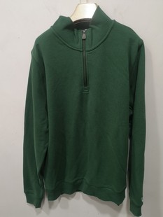 门筒领纯棉卫衣线圈潮流时尚 样品亏本清货外贸春秋加肥加大码 男装