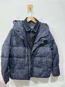 亏本清货冬季 潮牌休闲牛仔拼接羽绒服外套 时尚 加肥加大码 男装