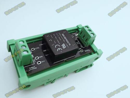 URB4803YMD-6WR3  带板接线导轨卡座 输入18-75V:输出3.3V 1.5A