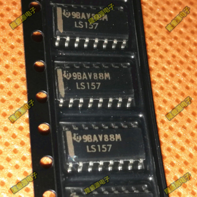 SN74LS157DR 丝印：LS157 SOP-16 原装正品 IC配单 可直拍