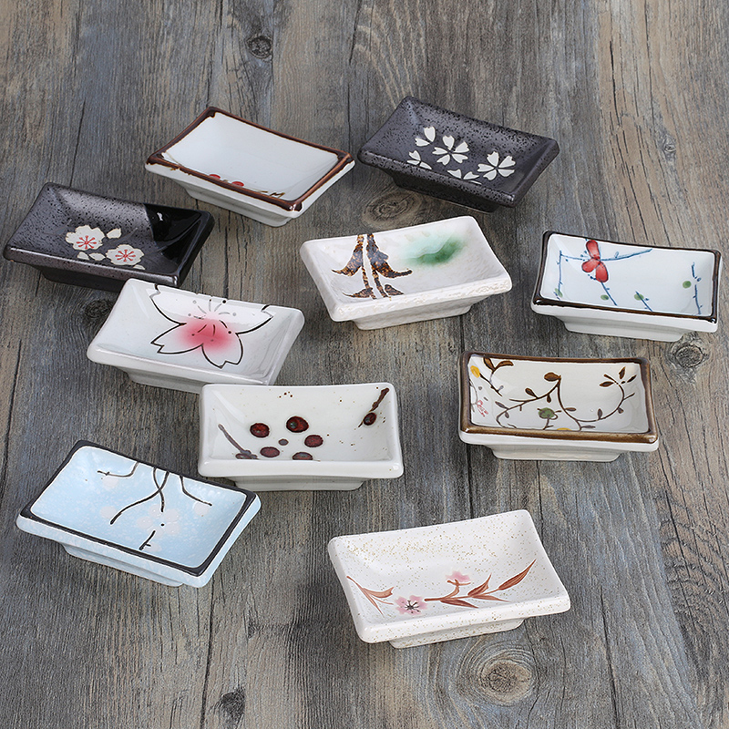 瓷器日式餐厅芥末调料碟