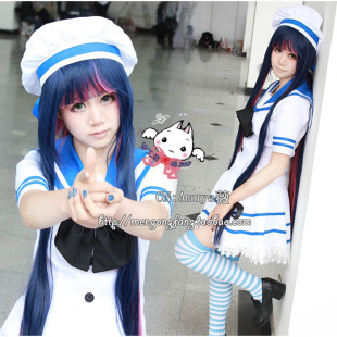 梦工坊 吊带袜天使 Stocking S妹 水手服 cosplay服装
