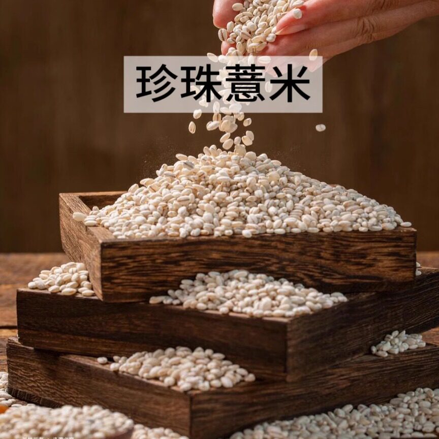 珍珠薏米进口薏米洋薏米小薏米小薏苡仁五谷杂粮米洋薏米粗粮新货