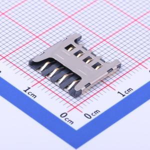 SMO-1535 SIM卡连接器 拔插式 MicroSIM卡 卡座 原装现货