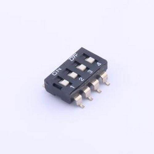 KF1027B-04P-L00-DFT-01B 拨码开关 拨码开关 SMD-8P,6.2x11.2mm