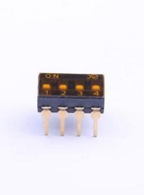 DSIC04THGET 拨码开关 2.54mm 4位低推贴胶 插件 插件 原装现货