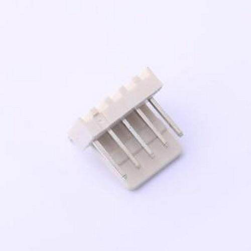 HC-2510-5AW 线对板/线对线连接器 1x5P 间距:2.54mm 弯插 弯插,P