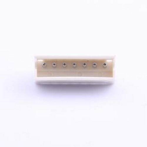 1.5-7A米色 线对板/线对线连接器 系列:ZH 间距:1.5mm 1x7P 插件,