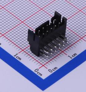 HX20012-12WA black 线对板/线对线连接器 2mm 2x6P 弯插 黑色 存