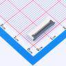 0.5-24P XJH2.0 043 FFC/FPC连接器 0.5mm P数:24 翻盖式 下接 厚