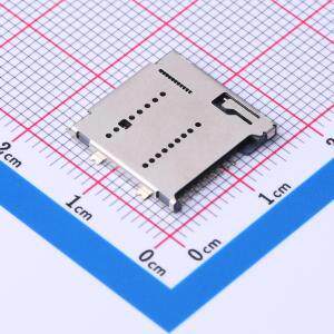 SD-123 SD卡连接器 自弹式 MicroSD卡(TF卡) 卡座 原装现货