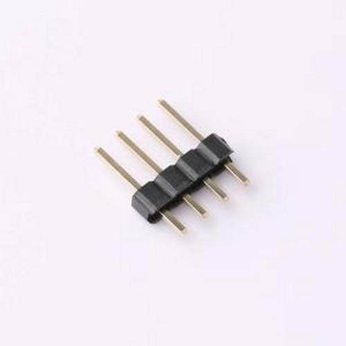 GPHA101-0402A001A1BA 排针 1x4P 间距:2.54mm 方针 直插 插件,P=