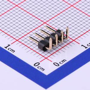 X4611WR-04I-C28D40 排针 间距:2mm 1x4P 弯插 方针 高U镀金抗氧