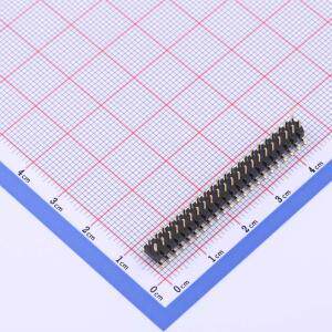 X4621WVS-2x22I-C40D64 排针 间距:2mm 2x22P 立贴 方针 原装现货