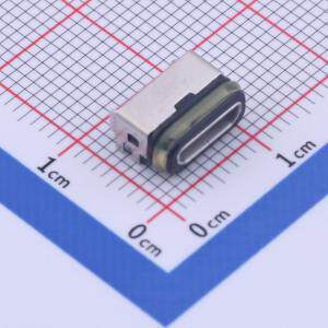 920-A64A2021S101A1 USB连接器 Micro-B 母 卧贴 防水L6.1端子SMT