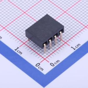 2134-104RG0CUNT1 排母 间距:2.54mm 2x4P 直插 原装现货
