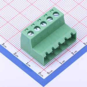 DB2EKR-5.08-5P-GN-S 插拔式接线端子 5.08mm 1x5P 排数:1 每排P
