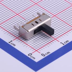 SS13D07L5B滑动开关柄长5mm直插三档滑动开关可过回流焊抗