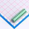 MX127S-3.5-10P-GN01-Cu-Y-A 螺钉式接线端子 3.5mm 排数:1 每排P
