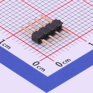 X4611WV-04I-C40D28 排针 间距:2mm 1x4P 直插 方针 高U镀金抗氧