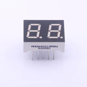 MHDA4021SRBW LED数码管 0.40直插数码管共阳双八红色光 插件 原