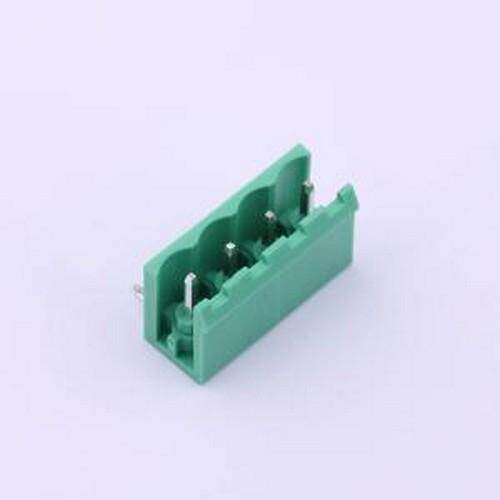 MX2EDGR-5.08-04P-GN01-Cu-A 插拔式接线端子 5.08mm 1x4P 排数:1