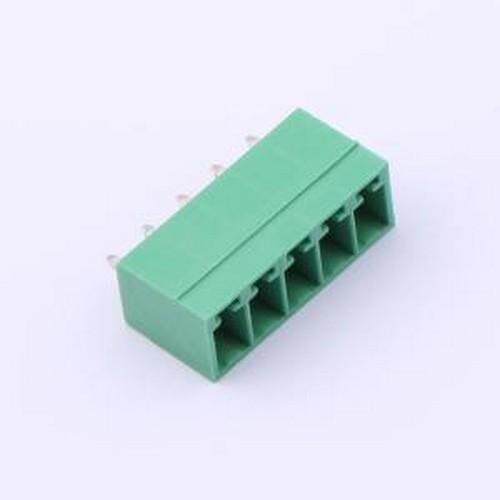 MX15EDGVC-3.81-05P-GN01-Cu-A 插拔式接线端子 3.81mm 1x5P 排数