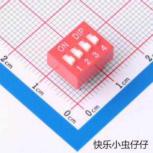 DS-04-R拨码开关2.54mm