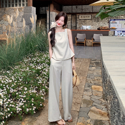 夏季新款女装宽松休闲两件套