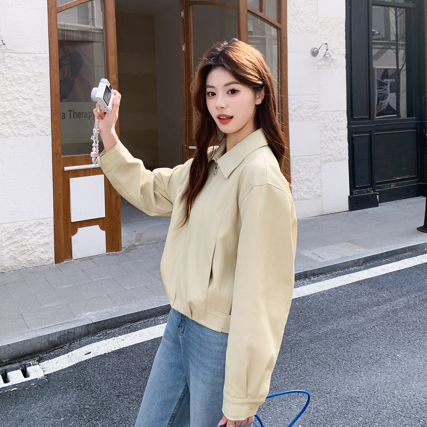 早春时尚高级感休闲风外套女2026新款韩版小个子穿搭通勤百搭上衣