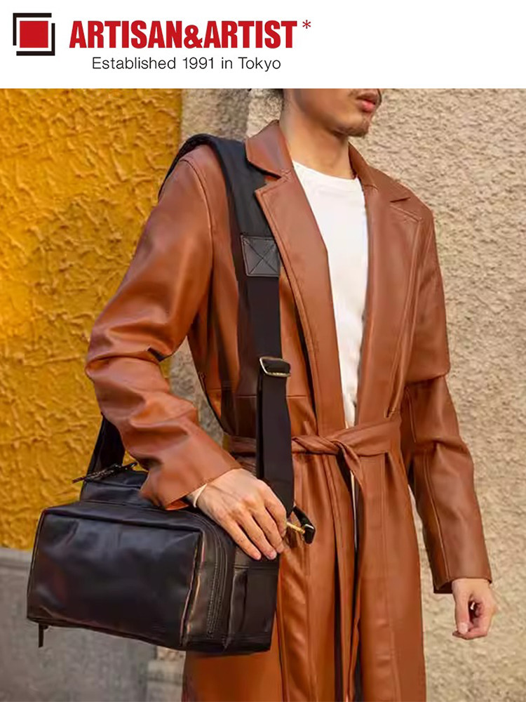 AA Craftsman and Artist Leica Micro-Single-Shoulder Leather One-Shoulder Camera Bag GCAM-1000 1100