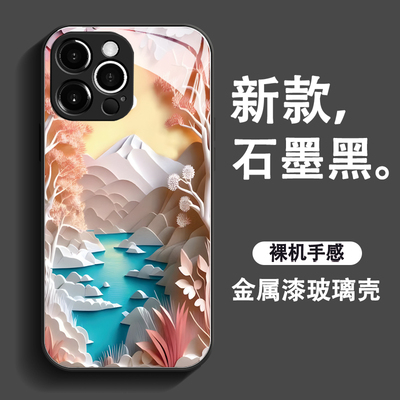 创意花朵适用7seOPPOreno9手机壳a97新款8ProReno6防摔女钢化玻璃