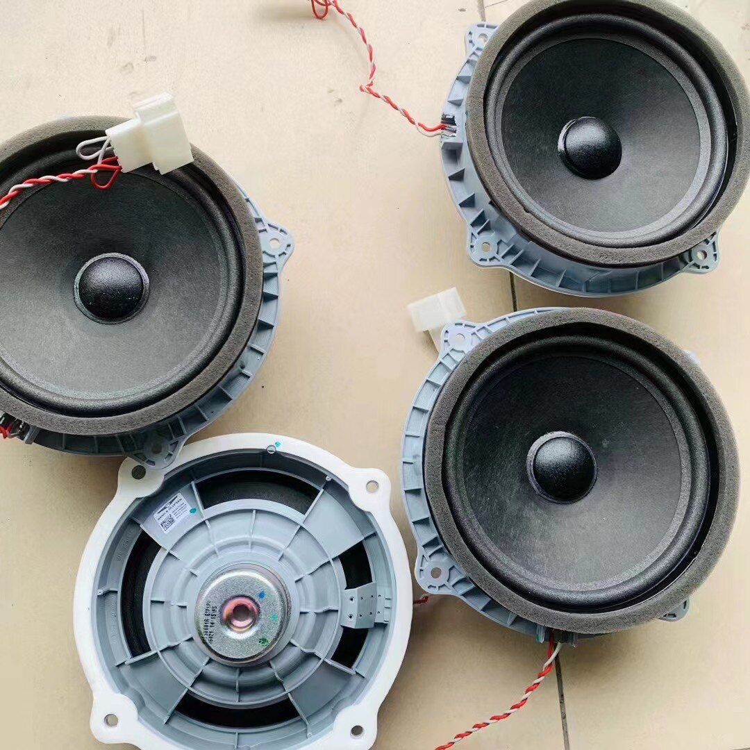 4只拆车音响6.5寸BO羊毛盆喇叭中低音套装喇叭改装大众日产音响