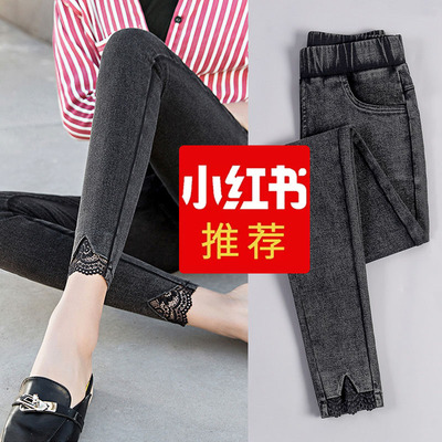 打底裤八分小个子秋冬高腰弹力