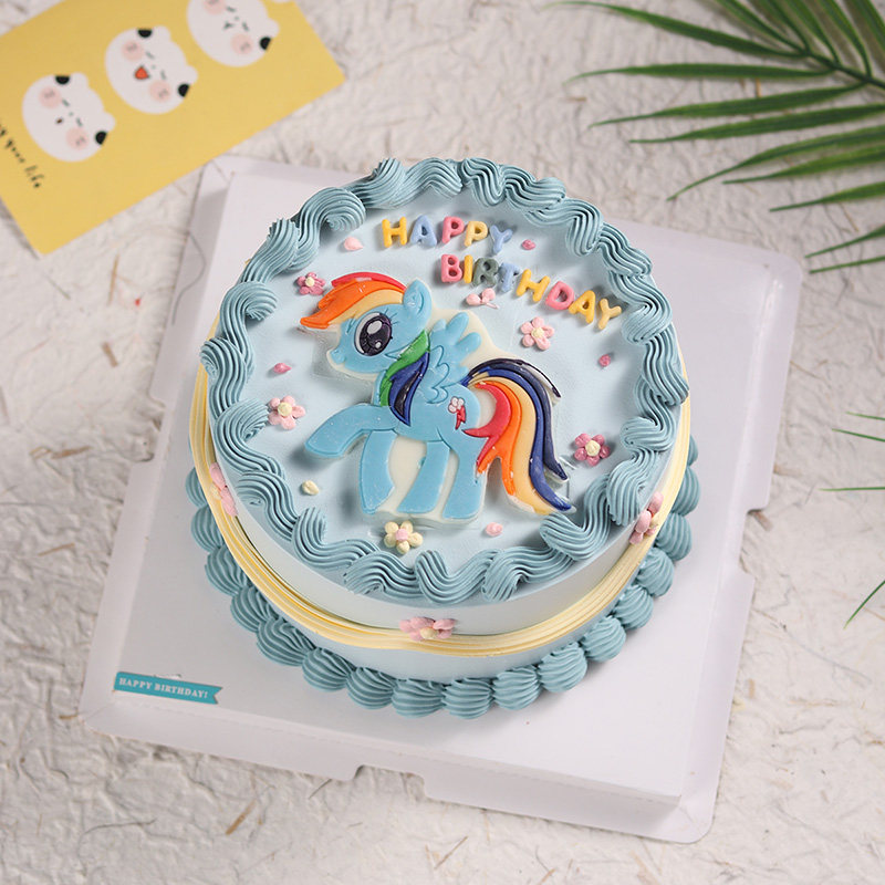 可爱云宝小仙女生日蛋糕装饰