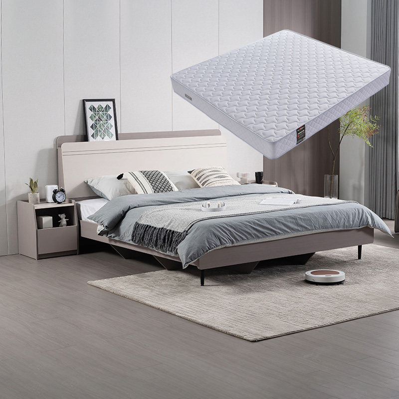 【买1送1】掌上明珠免漆板床现代简约1.5米1.8M双人板式床