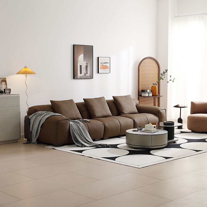 掌上明珠头层牛皮真皮沙发