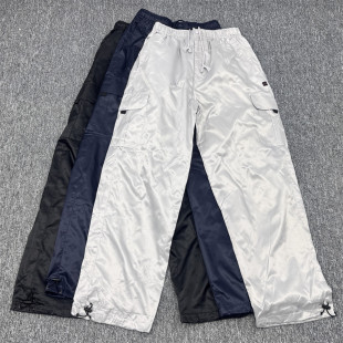 宽松日常防风百搭高尔夫速干多兜裤 外贸日单春夏季 双层运动休闲裤