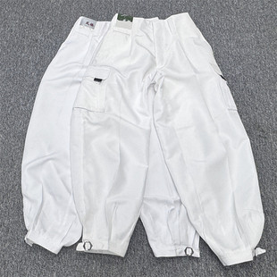 外贸日单休闲阔腿灯笼裤宽松显瘦嘻哈舞蹈裤萝卜裤白色束腿长裤