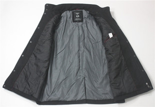 毛呢大衣多口袋宽松棉服复古防风机能外套 秋冬款 美式 复古休闲男士