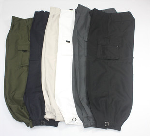 阔腿长裤 宽松嘻哈街头收口夏油杰款 休闲大版 外贸日单男高腰灯笼裤