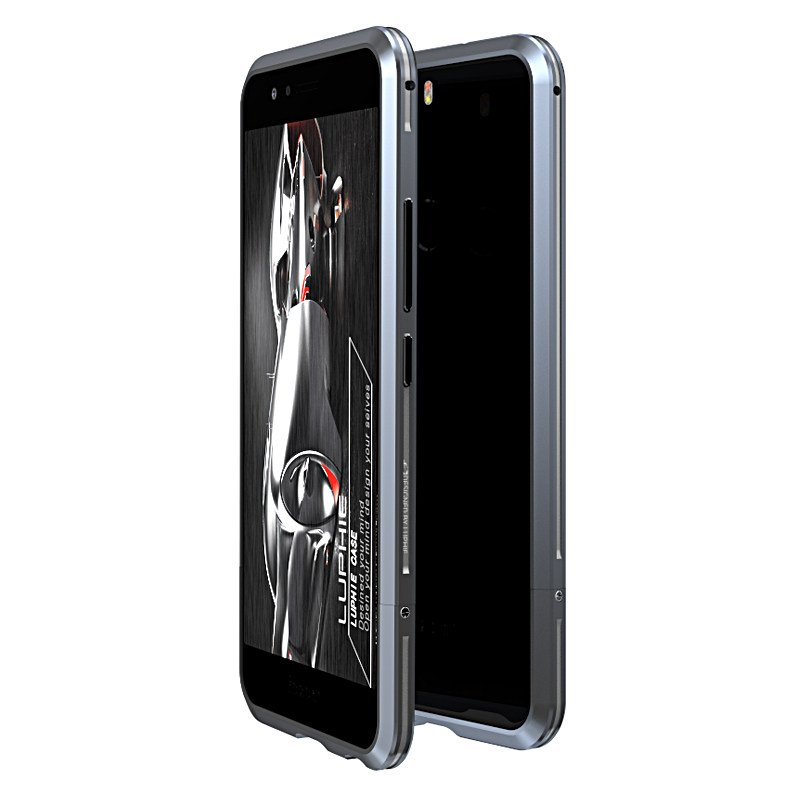 Luphie Bicolor Blade Sword Slim Light Aluminum Bumper Metal Shell Case for Huawei Honor 8